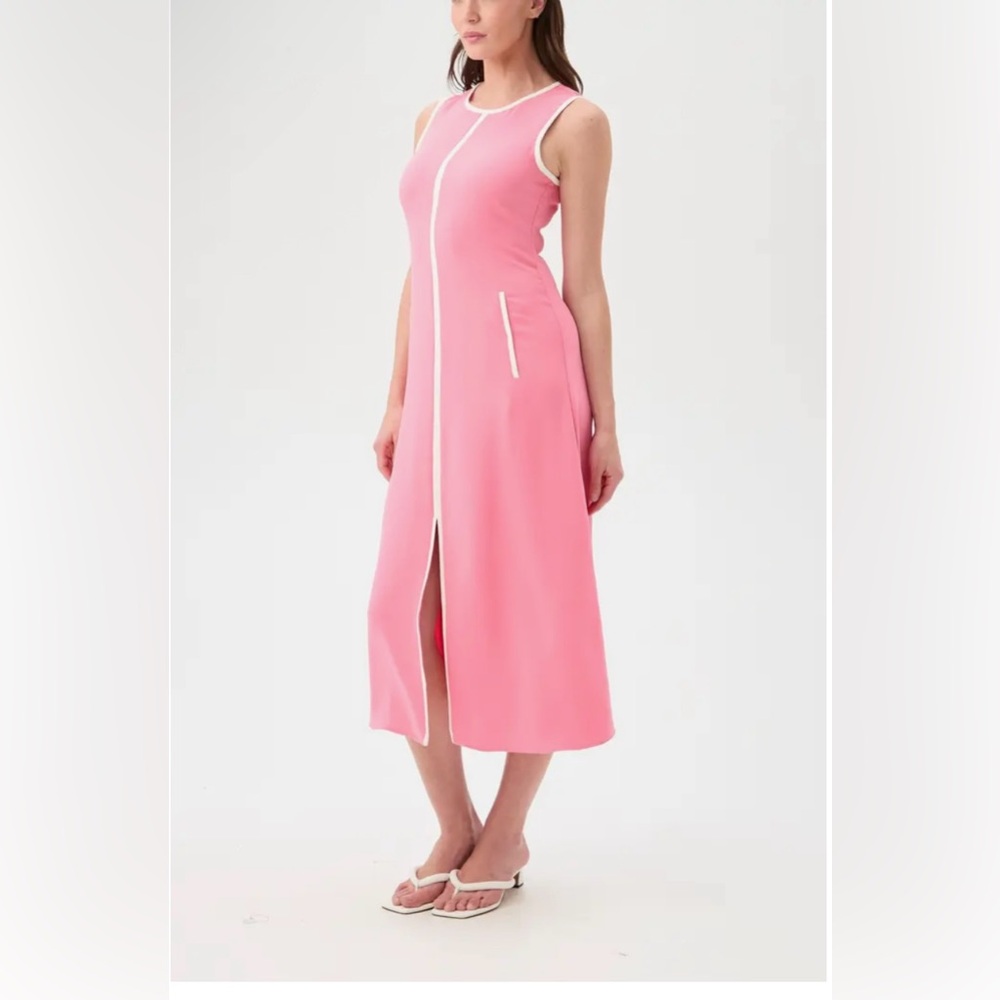 New Trina Turk Magnifique Front Slit Midi Dress size XS